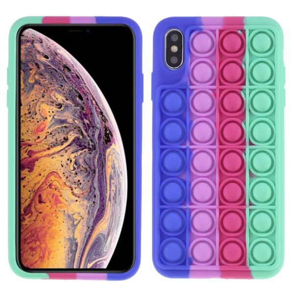 iPhone XS Max PopIt Cover Regnbue